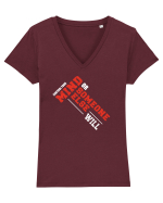 Control your mind Tricou mânecă scurtă guler V Damă Evoker
