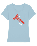 Control your mind Tricou mânecă scurtă guler larg fitted Damă Expresser