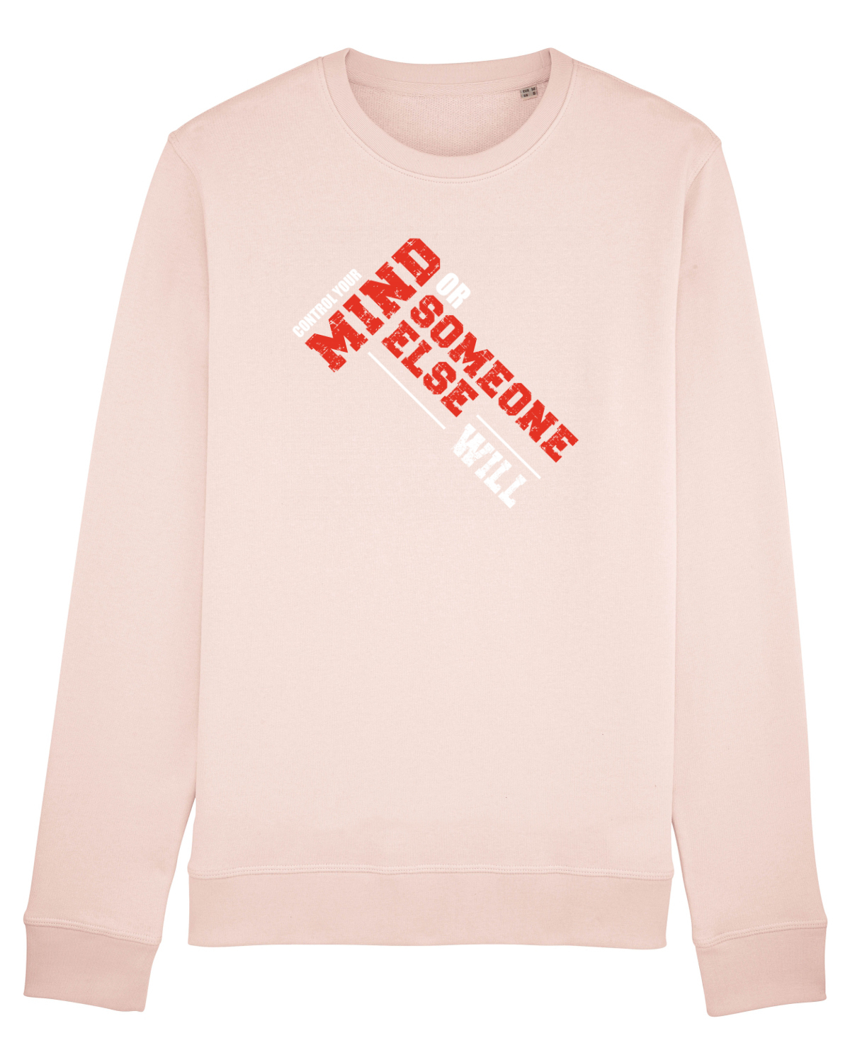 Bluză mânecă lungă Unisex Rise Candy Pink