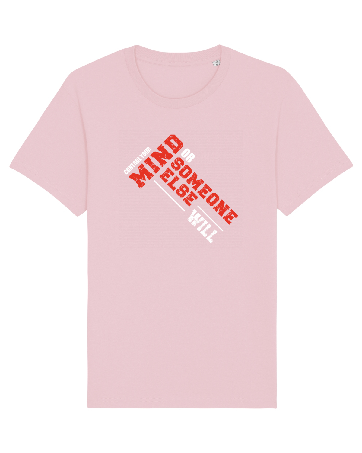 Tricou mânecă scurtă Unisex Rocker Cotton Pink