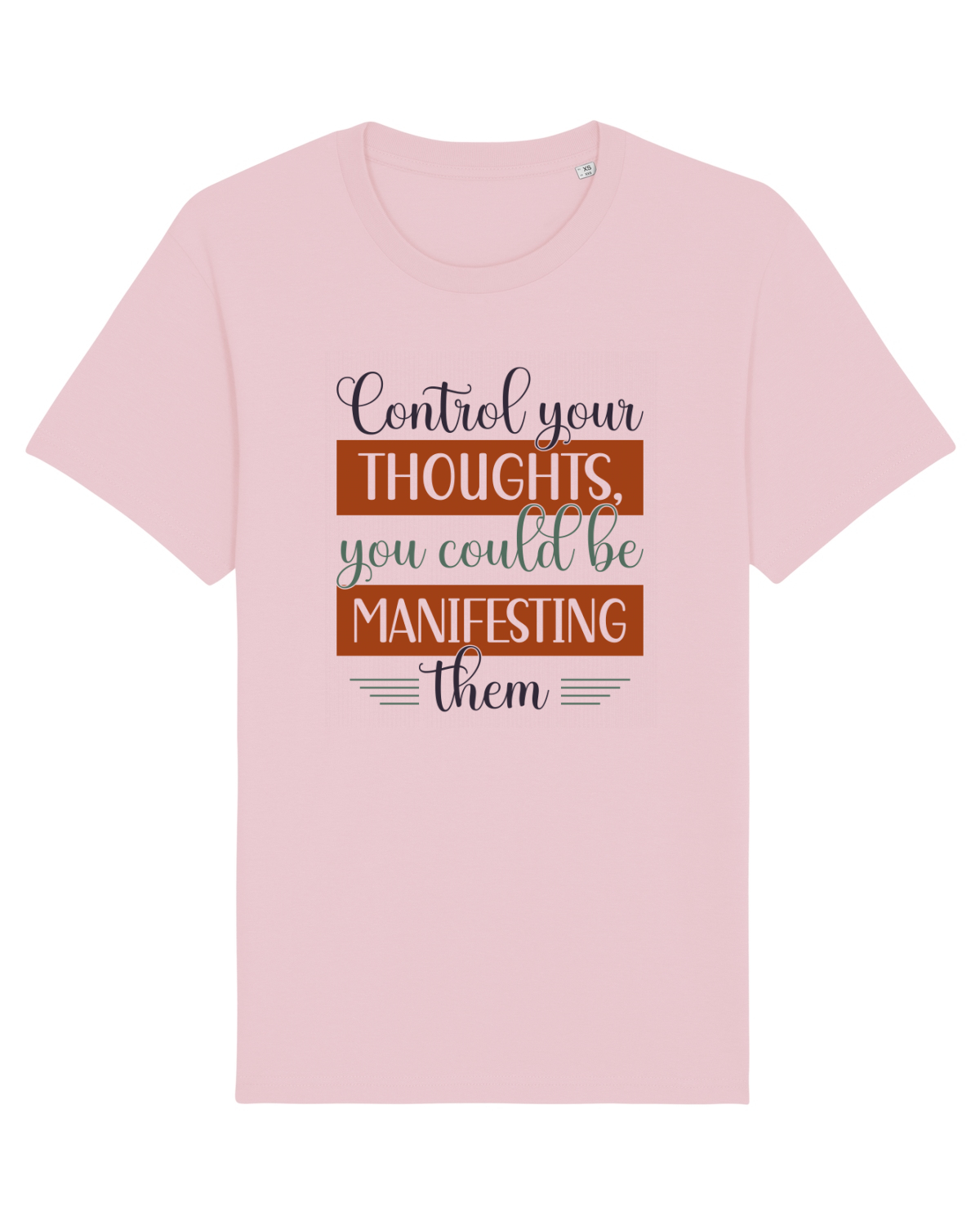 Tricou mânecă scurtă Unisex Rocker Cotton Pink