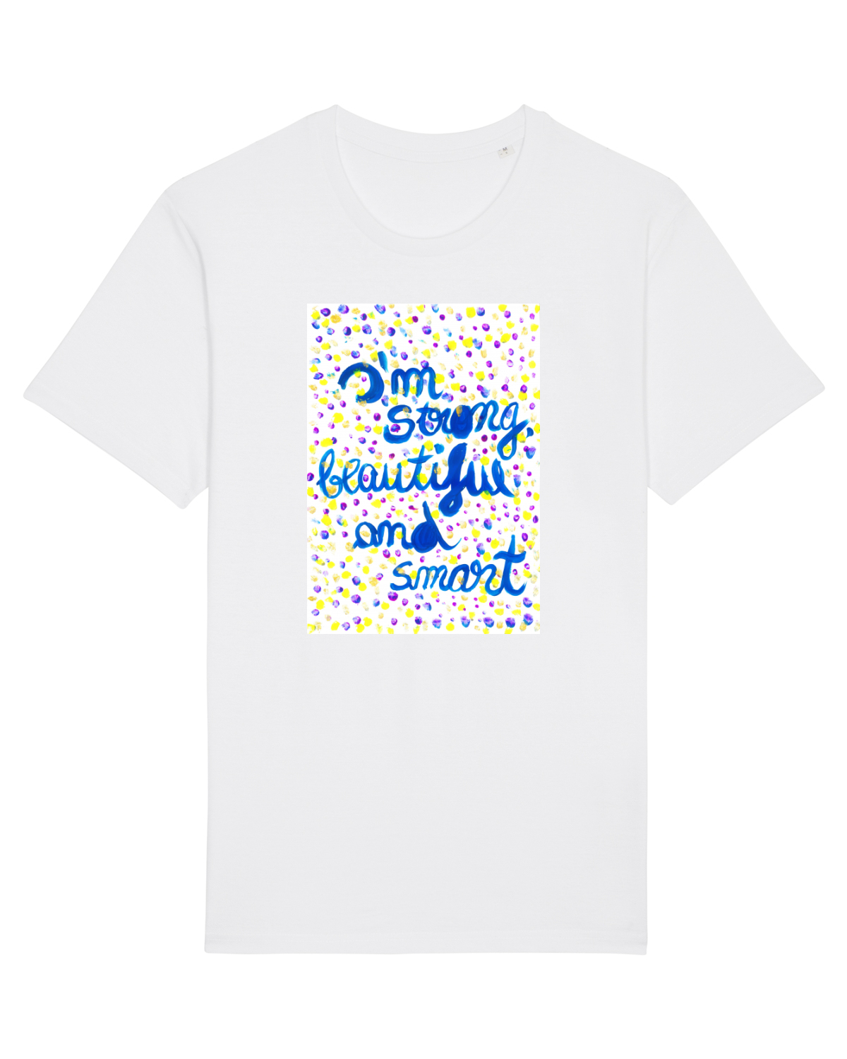 Tricou mânecă scurtă Unisex Rocker White