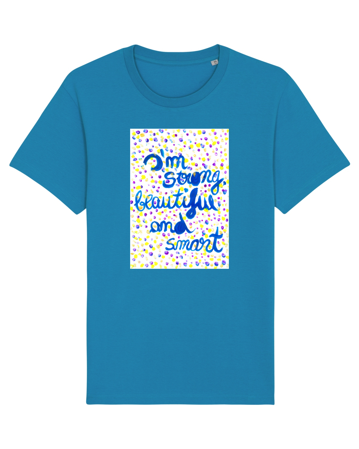Tricou mânecă scurtă Unisex Rocker Azur