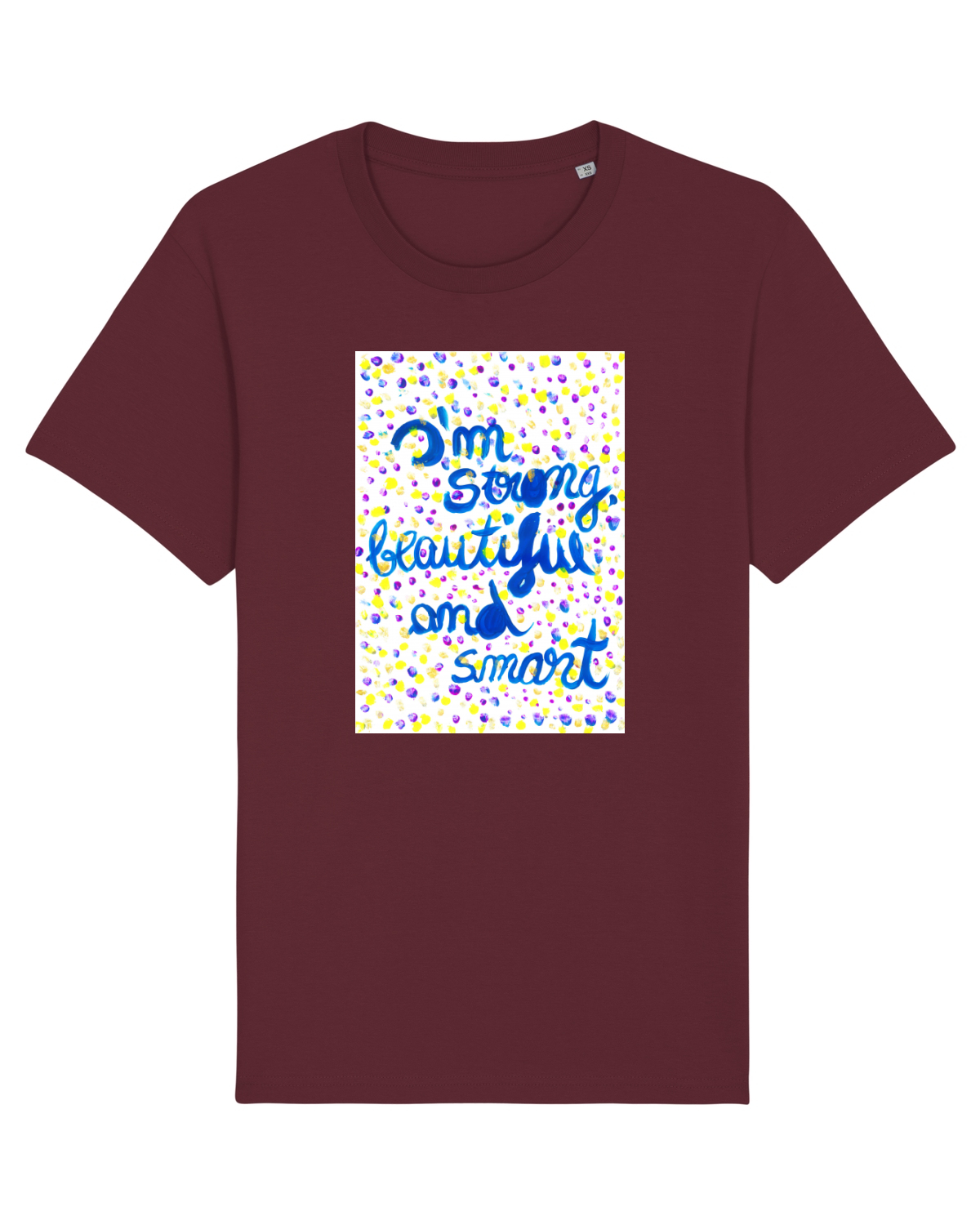 Tricou mânecă scurtă Unisex Rocker Burgundy
