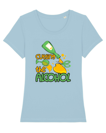 Cutting the alcohol Sky Blue