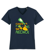 Cutting the alcohol Tricou mânecă scurtă guler V Bărbat Presenter