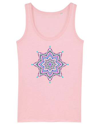Dotted mandala 1 Cotton Pink