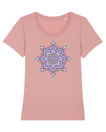 Dotted mandala 1 Canyon Pink