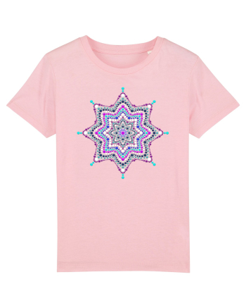 Dotted mandala 1 Cotton Pink