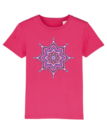 Dotted mandala 1 Raspberry