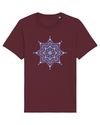 Dotted mandala 1 Burgundy