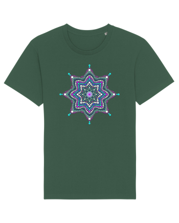 Dotted mandala 1 Bottle Green