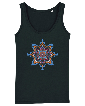 Dotted mandala 2 Black