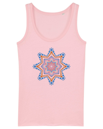 Dotted mandala 2 Cotton Pink