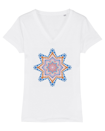 Dotted mandala 2 White