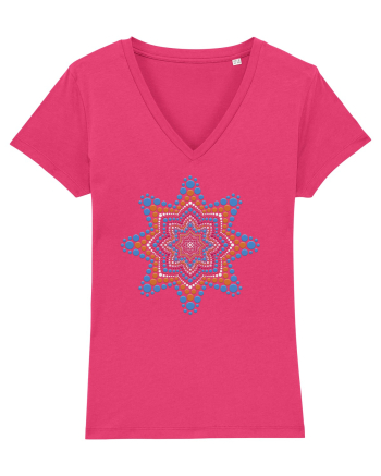 Dotted mandala 2 Raspberry