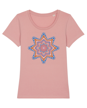 Dotted mandala 2 Canyon Pink