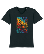 Dream big Tricou mânecă scurtă guler V Bărbat Presenter