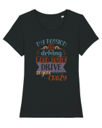 My passion is driving Tricou mânecă scurtă guler larg fitted Damă Expresser