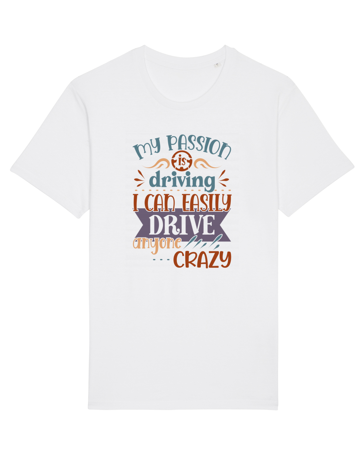 Tricou mânecă scurtă Unisex Rocker White