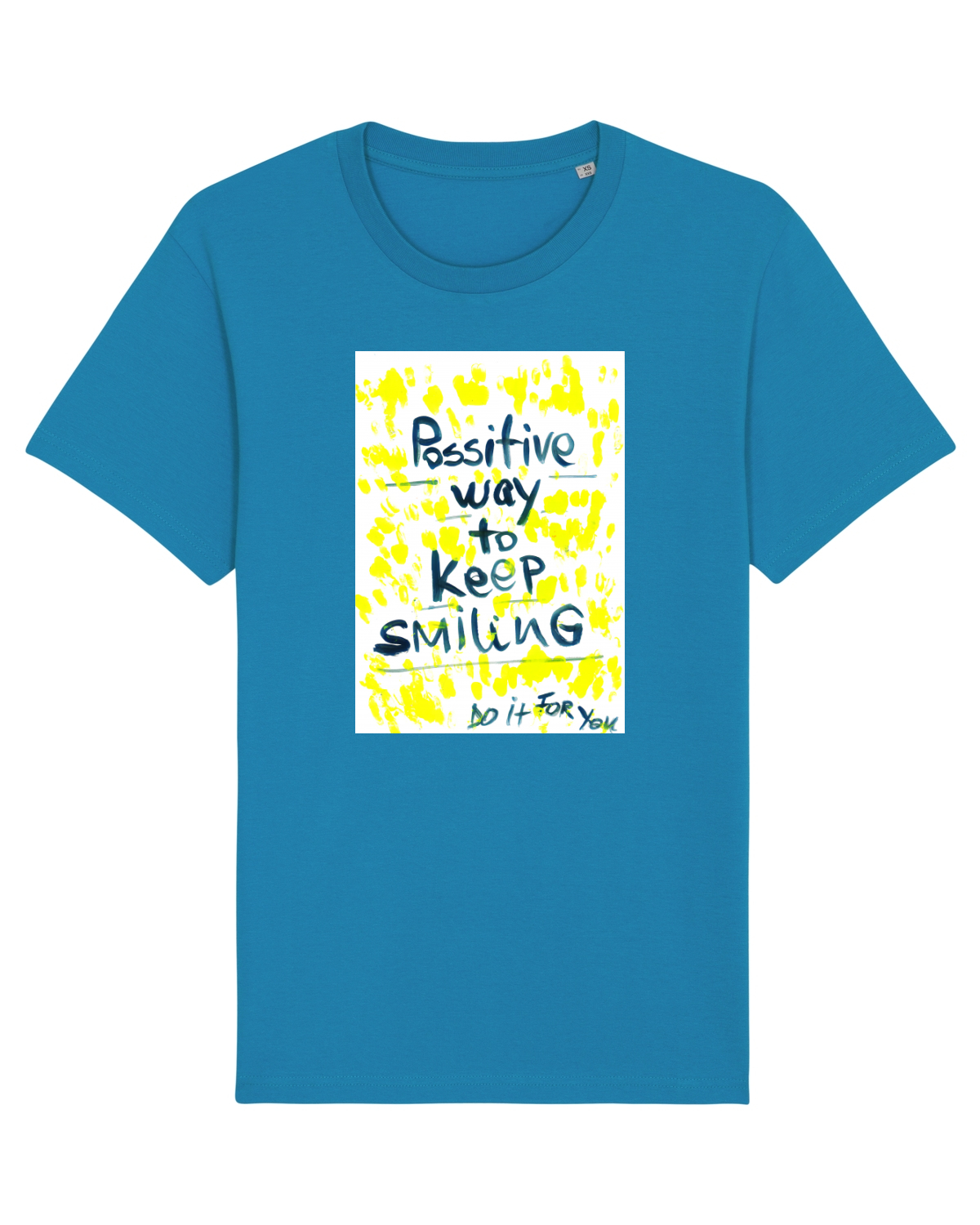 Tricou mânecă scurtă Unisex Rocker Azur