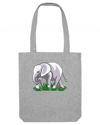 Elefant in iarba Heather Grey