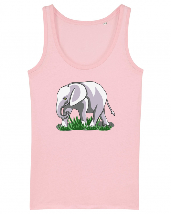 Elefant in iarba Cotton Pink