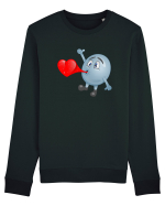 Iubeste guma de mestecat Bluză mânecă lungă Unisex Rise
