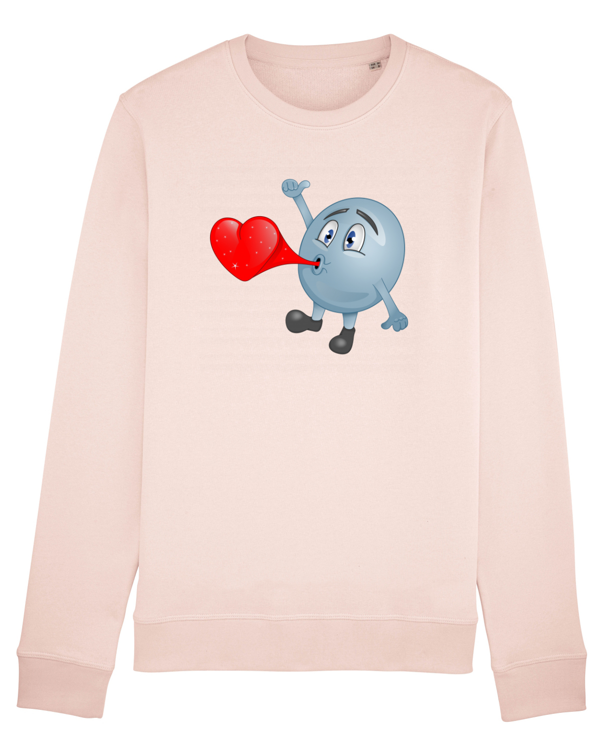 Bluză mânecă lungă Unisex Rise Candy Pink