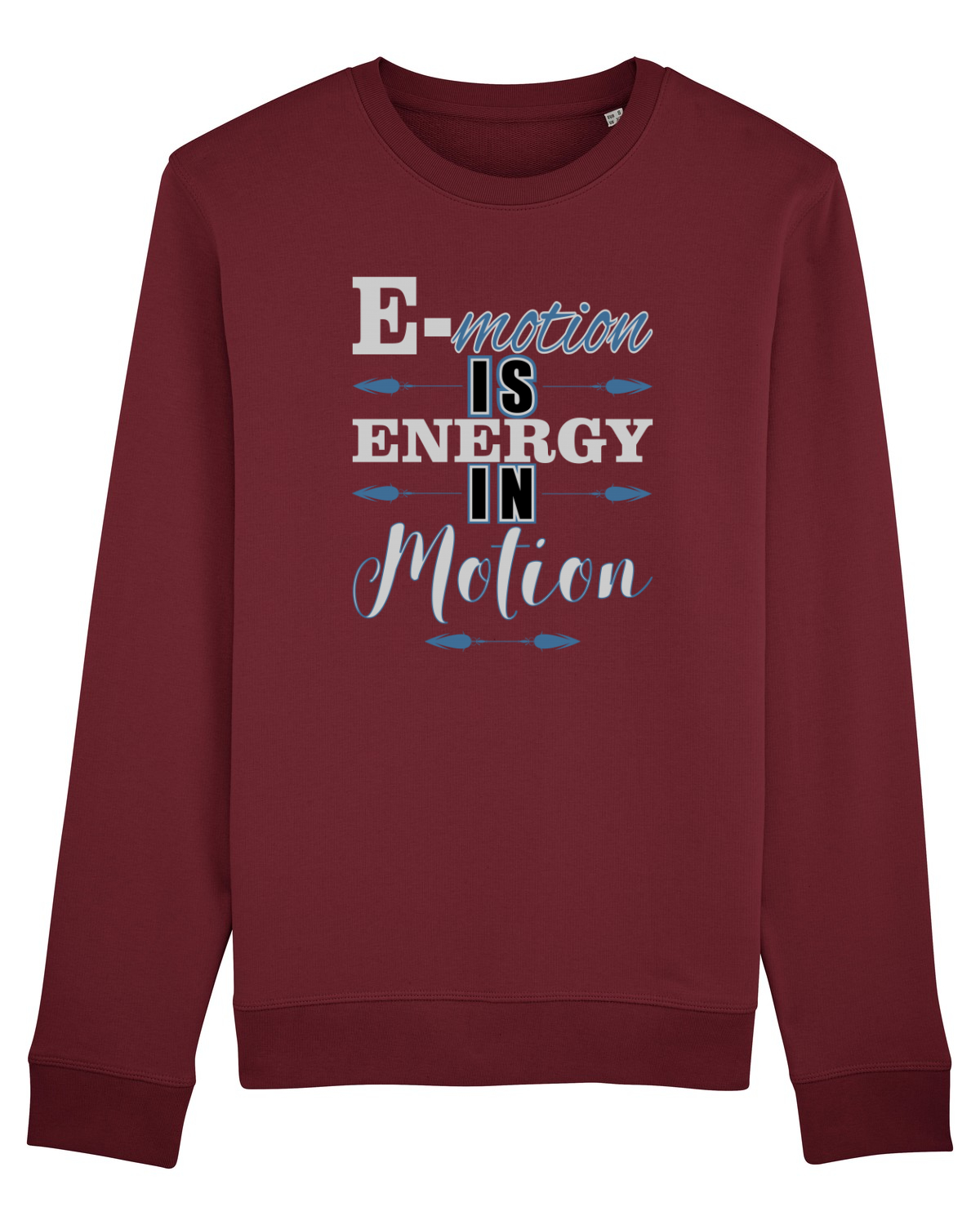 Bluză mânecă lungă Unisex Rise Burgundy