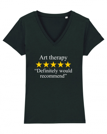 Art Therapy Five Star Rating, Definitely Would Recommend Tricou mânecă scurtă guler V Damă Evoker