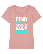 Find sparks Tricou mânecă scurtă guler larg fitted Damă Expresser