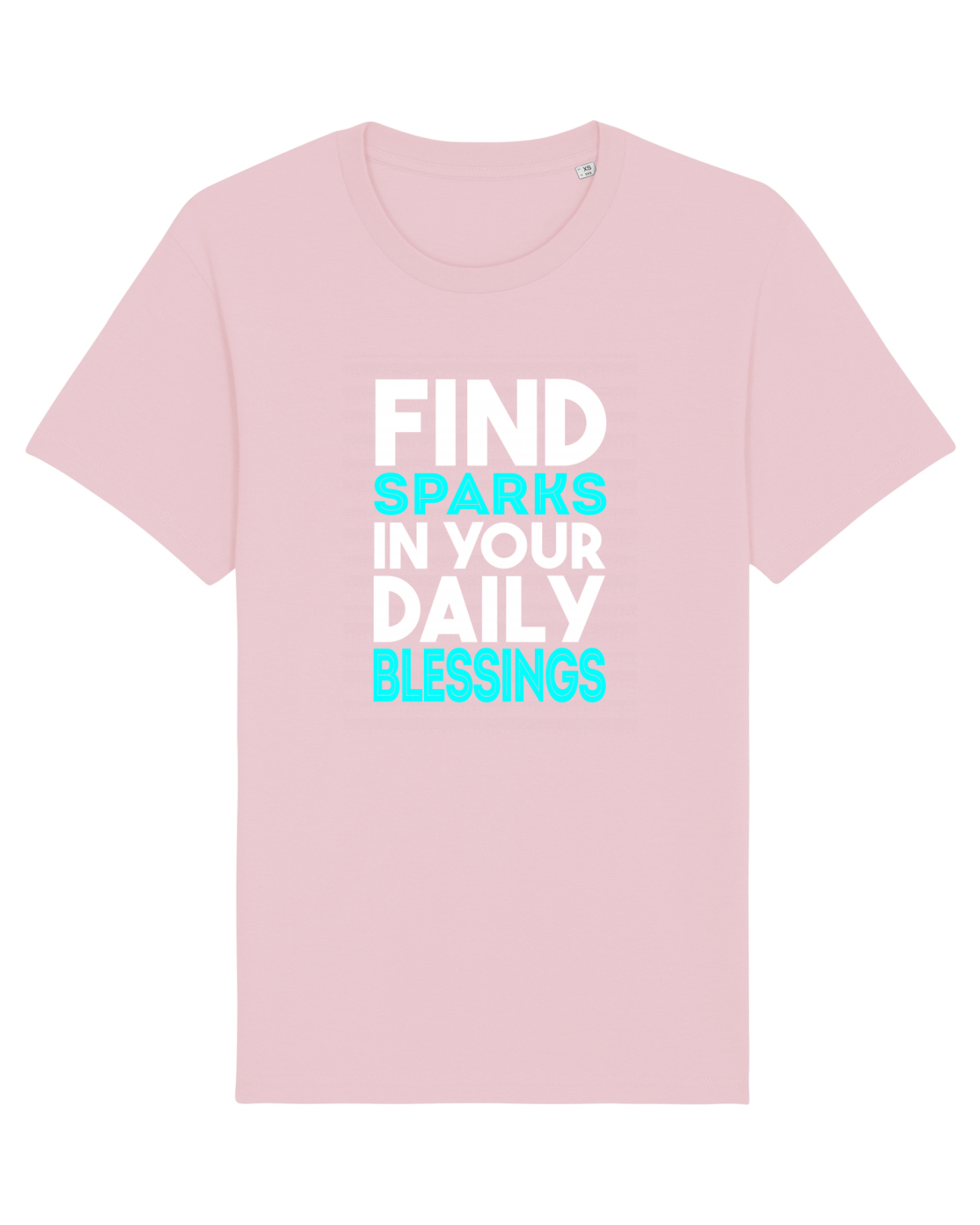 Tricou mânecă scurtă Unisex Rocker Cotton Pink