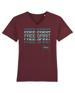 Free spirit - always Tricou mânecă scurtă guler V Bărbat Presenter