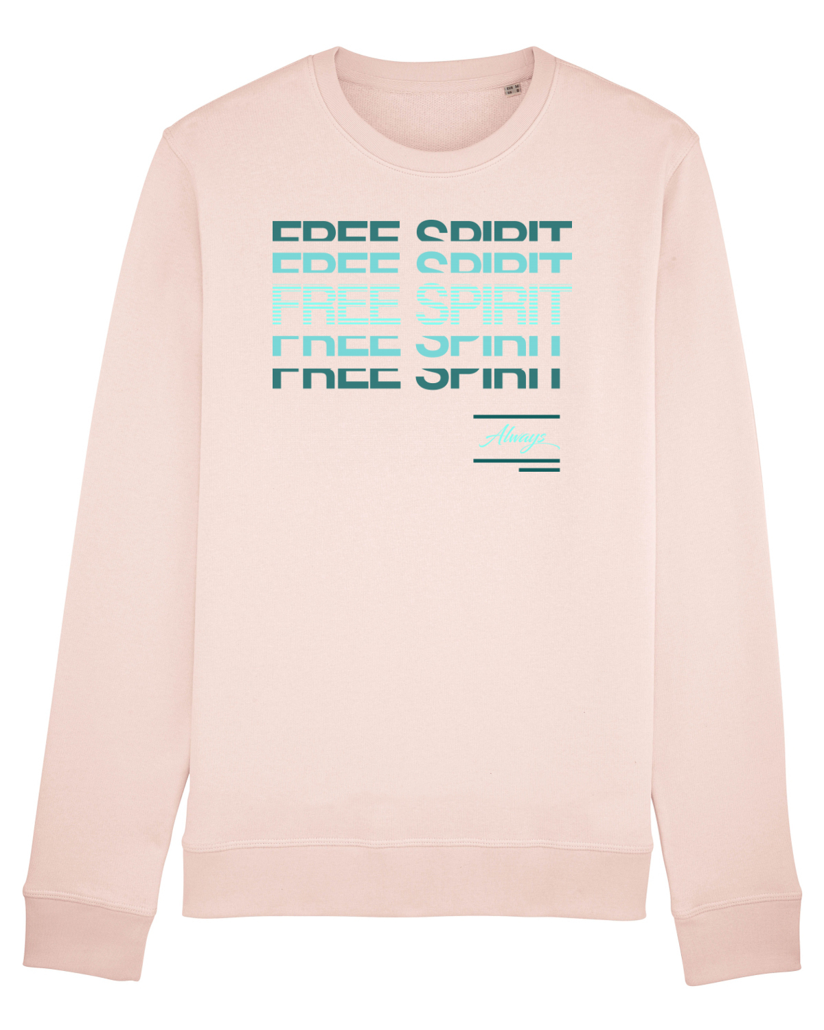 Bluză mânecă lungă Unisex Rise Candy Pink