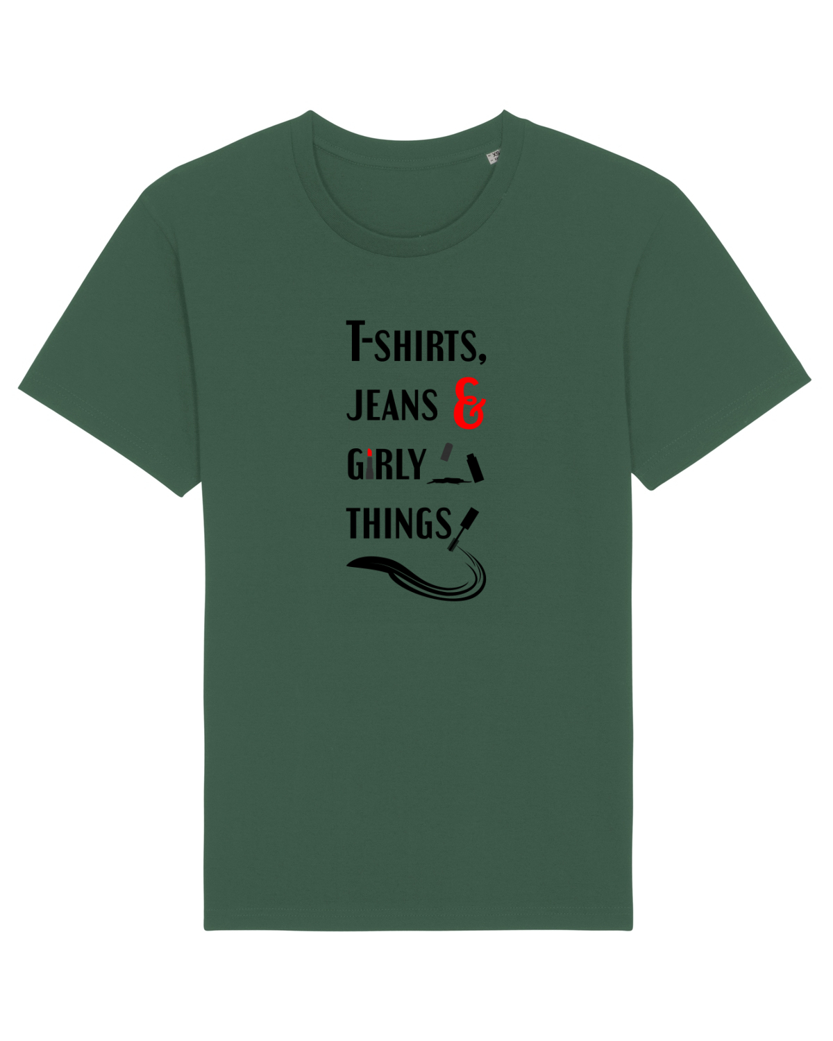 Tricou mânecă scurtă Unisex Rocker Bottle Green