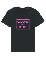 Glow up, girl Tricou mânecă scurtă Unisex Rocker
