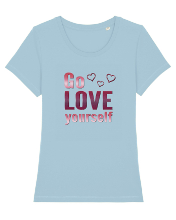 Go love yourself Sky Blue