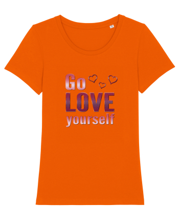 Go love yourself Bright Orange