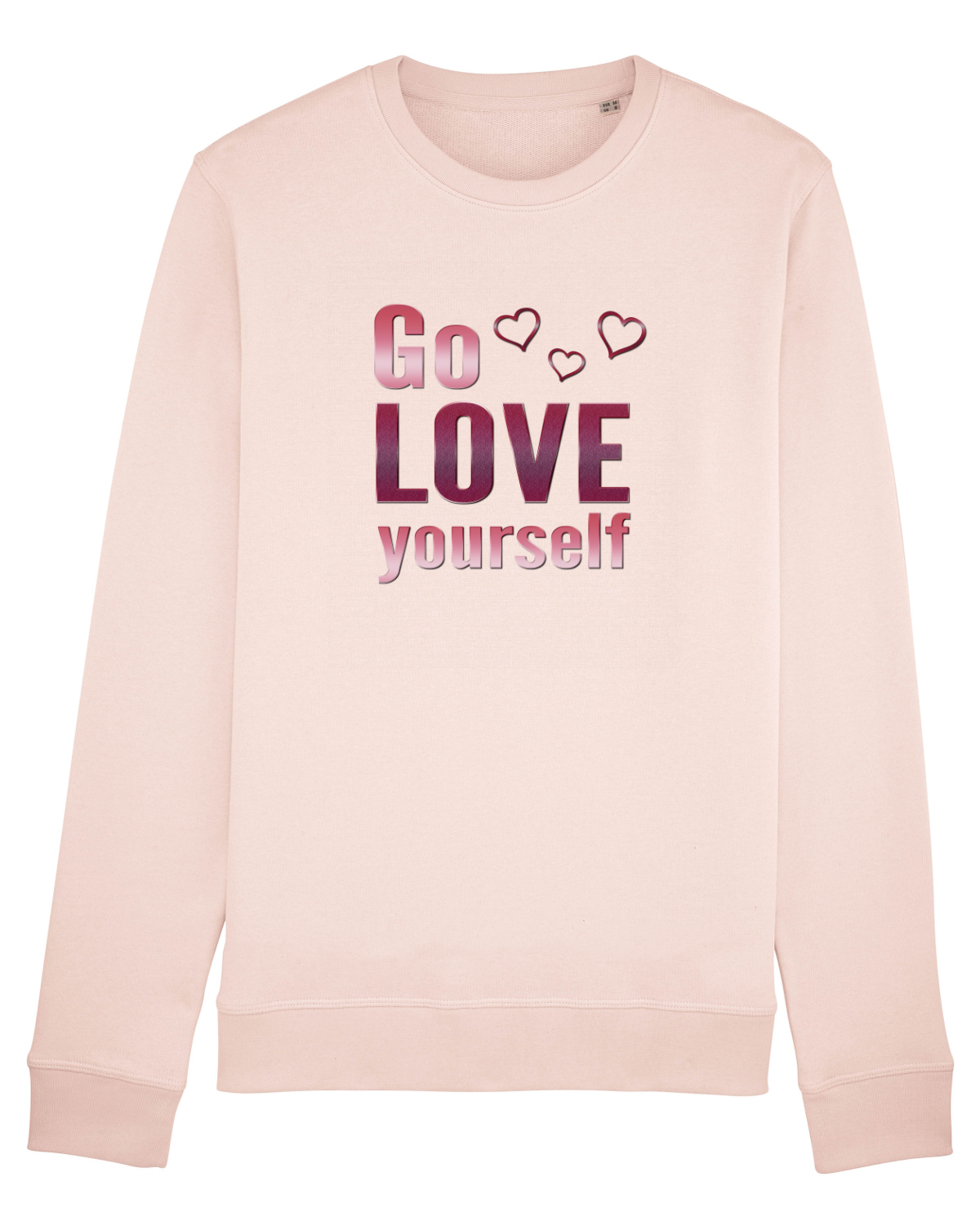 Bluză mânecă lungă Unisex Rise Candy Pink