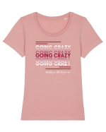 Going crazy Tricou mânecă scurtă guler larg fitted Damă Expresser