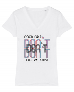 Good girls Tricou mânecă scurtă guler V Damă Evoker