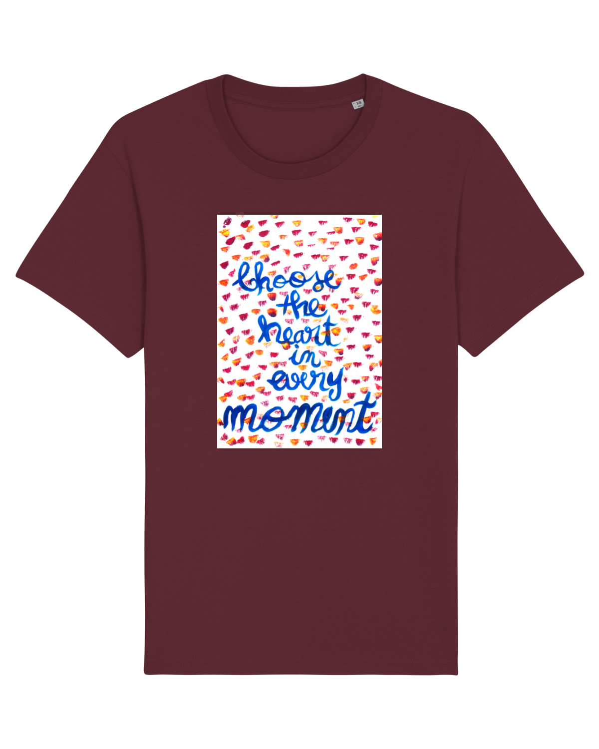 Tricou mânecă scurtă Unisex Rocker Burgundy