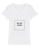 Nu-mi pasă Tricou mânecă scurtă guler V Damă Evoker