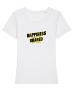 Happiness Tricou mânecă scurtă guler larg fitted Damă Expresser