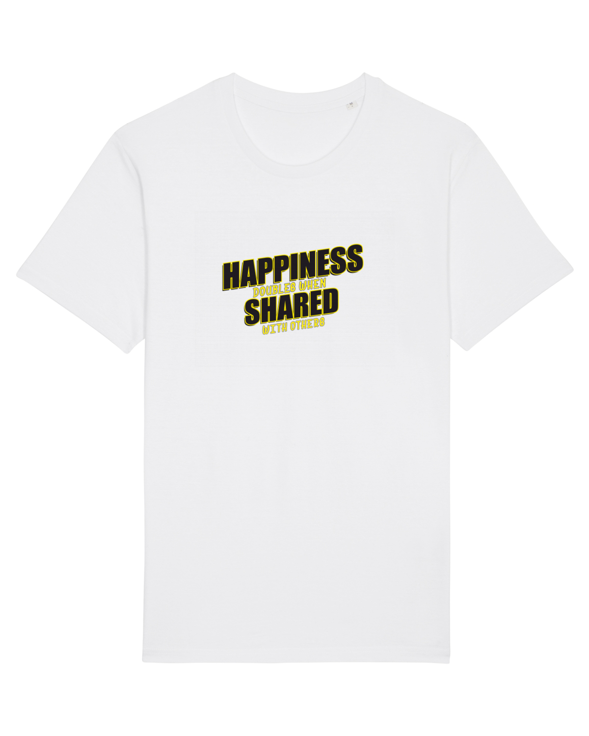 Tricou mânecă scurtă Unisex Rocker White