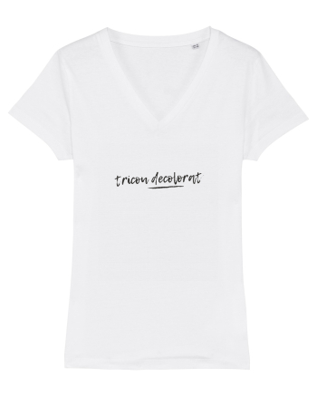 tricou decolorat White