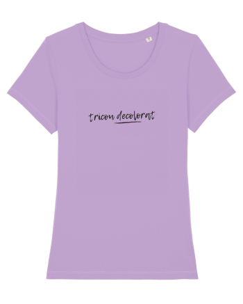 tricou decolorat Lavender Dawn