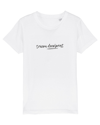 tricou decolorat White