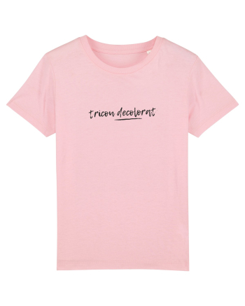 tricou decolorat Cotton Pink